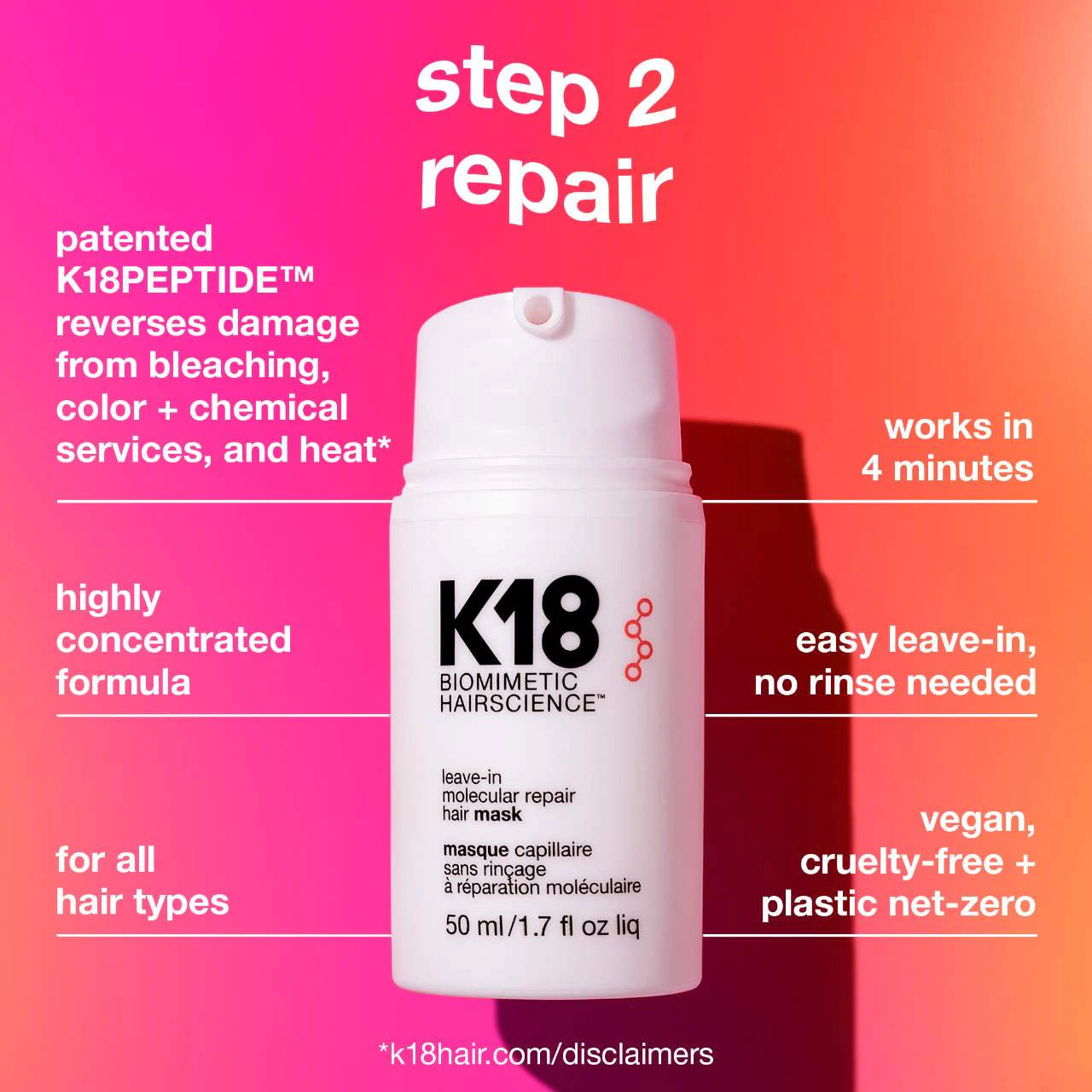 K18 Biomimetic Hairscience